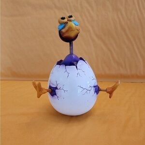 EXHART WOBBLY BIRD NERDYBIRD HATCHLING CRACKED EGG CHICKEN BOBBLE